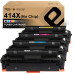 hp 414x toner 4 color set no chip